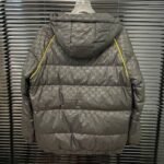 Jacket Puffer Gucci GG Monogram Hooded - Image 2
