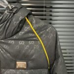 Jacket Puffer Gucci GG Monogram Hooded - Image 5