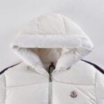 Jacket Puffer Moncler White Hooded - Image 4