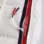 Jacket Puffer Moncler White Hooded - Image 5