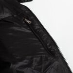 Jacket Puffer Moncler Black with Hood - Image 10