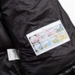 Jacket Puffer Moncler Black with Hood - Image 14