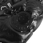 Jacket Puffer Moncler Black with Hood - Image 5