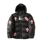 Jacket Puffer Chrome Hearts Black Cross