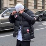 Jacket Puffer Chrome Hearts Black Cross - Image 12