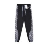 Pants Track Dior Monogram Black