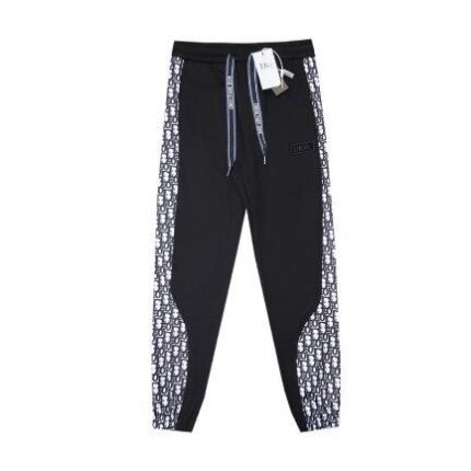 Pants Track Dior Monogram Black