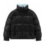 Jacket Puffer Prada Black and White