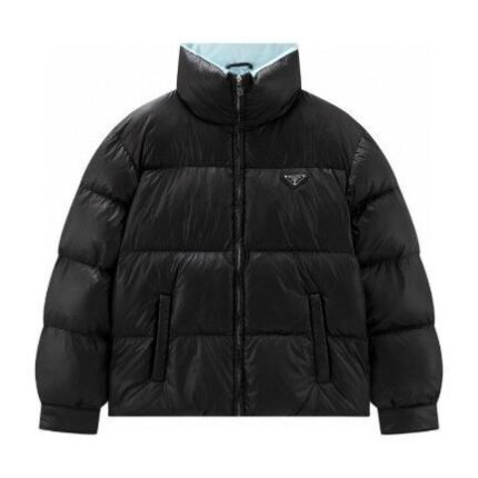 Jacket Puffer Prada Black and White