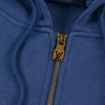 Hoodie Louis Vuitton Zip-Up Blue Edition - Image 7