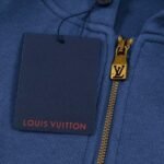 Hoodie Louis Vuitton Zip-Up Blue Edition - Image 9