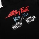 Hoodie Chrome Hearts Race Team Graphic Black - Image 5