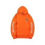 Hoodie Chrome Hearts Build Graphic Orange