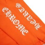 Hoodie Chrome Hearts Build Graphic Orange - Image 6