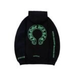 Hoodie Chrome Hearts Neon Logo Black - Image 2
