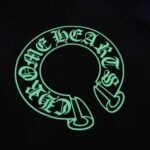 Hoodie Chrome Hearts Neon Logo Black - Image 4