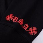 Hoodie Chrome Hearts Red Logo Print - Image 5