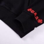 Hoodie Chrome Hearts Red Logo Print - Image 6