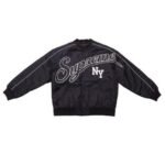 Jacket Supreme NY Varsity Bomber Black - Image 5