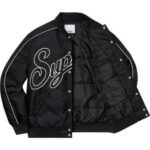 Jacket Supreme NY Varsity Bomber Black - Image 12