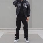 Jacket Supreme NY Varsity Bomber Black - Image 14