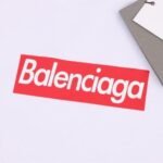T-shirt Balenciaga Logo White Edition - Image 5