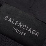 Hoodie Balenciaga 3 Stripes Black White - Image 9