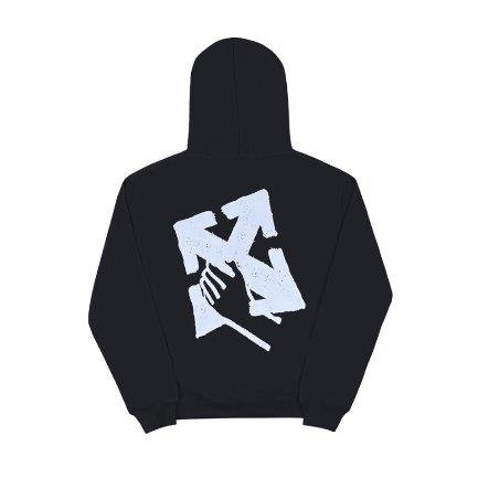 IMG17054 Hoodie Off-White Arrows Black - Image 1