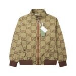 Jacket Gucci Monogram Beige Brown