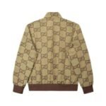 Jacket Gucci Monogram Beige Brown - Image 2
