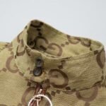 Jacket Gucci Monogram Beige Brown - Image 5