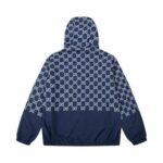 Jacket Gucci Monogram Hooded Navy - Image 2