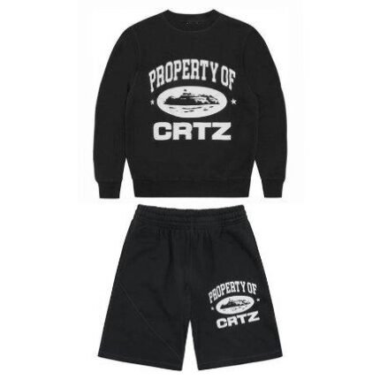 Tracksuit Corteiz CRTZ Property Logo Black