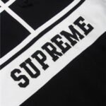 Hoodie Supreme Stripe Graphic Black - Image 4