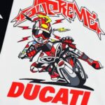 T-shirt Supreme Ducati Racing Graphic White - Image 4