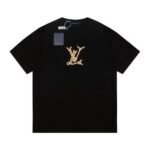 T-shirt Louis Vuitton Rope Logo Black