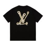 T-shirt Louis Vuitton Rope Logo Black - Image 2