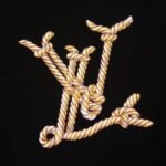 T-shirt Louis Vuitton Rope Logo Black - Image 4