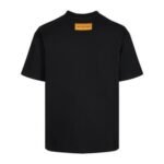 T-shirt Louis Vuitton Calligraphy Studded Black - Image 2