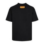 T-shirt Louis Vuitton Graphic Print Black - Image 2