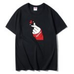 T-shirt Supreme Heart Hand Graphic Black