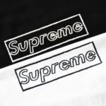 T-shirt Supreme Box Logo Outline White - Image 5