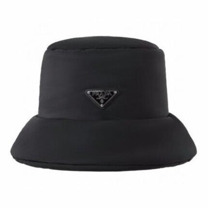 Bucket Hat Prada Milano Black Nylon