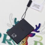 Sweatshirt Prada Deer Embroidery White - Image 9