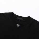 T-shirt Prada Milano Rope Logo Black - Image 8