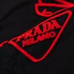 T-shirt Prada Milano Logo Black - Image 5