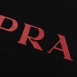 T-shirt Prada Milano Logo Black - Image 6