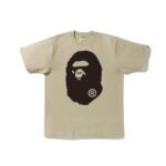 T-shirt BAPE Classic Ape Head Khaki