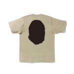 T-shirt BAPE Classic Ape Head Khaki - Image 2
