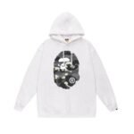 Hoodie Bape Camo Ape Head White